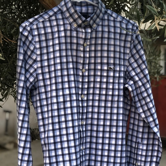 VTG Vineyard Vines Slim Fit Tucker Shirt, Size XS - Picture 2 of 5